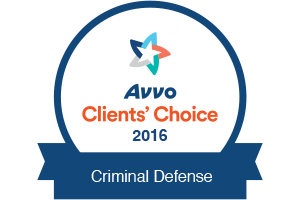 AVVO Clients Choise 2016, Criminal Defense