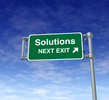 Solutions sign